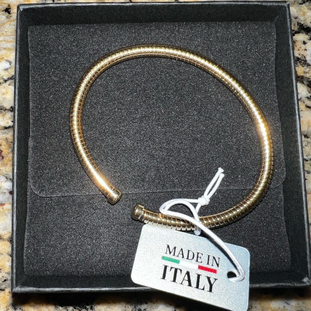 Gold Coil Bracelet